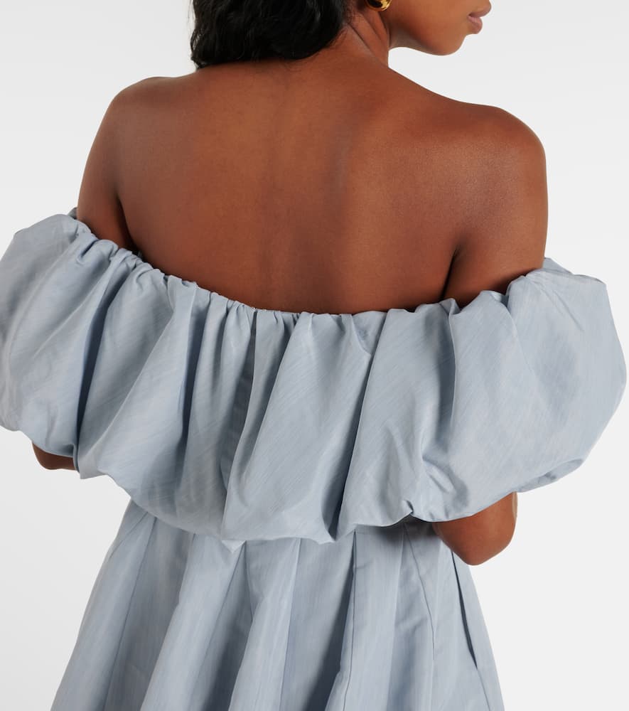Markarian Marlowe ruffled taffetta midi dress