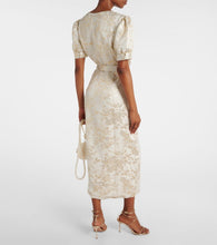 Markarian Marni floral jacquard wrap dress