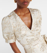 Markarian Marni floral jacquard wrap dress
