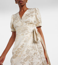 Markarian Marni floral jacquard wrap dress