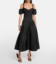 Markarian Off-shoulder silk midi dress