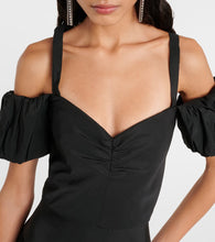 Markarian Off-shoulder silk midi dress