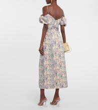 Markarian Ruched off-shoulder midi dress