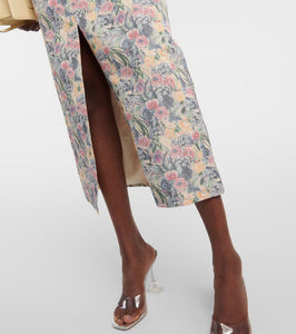 Markarian Ruched off-shoulder midi dress