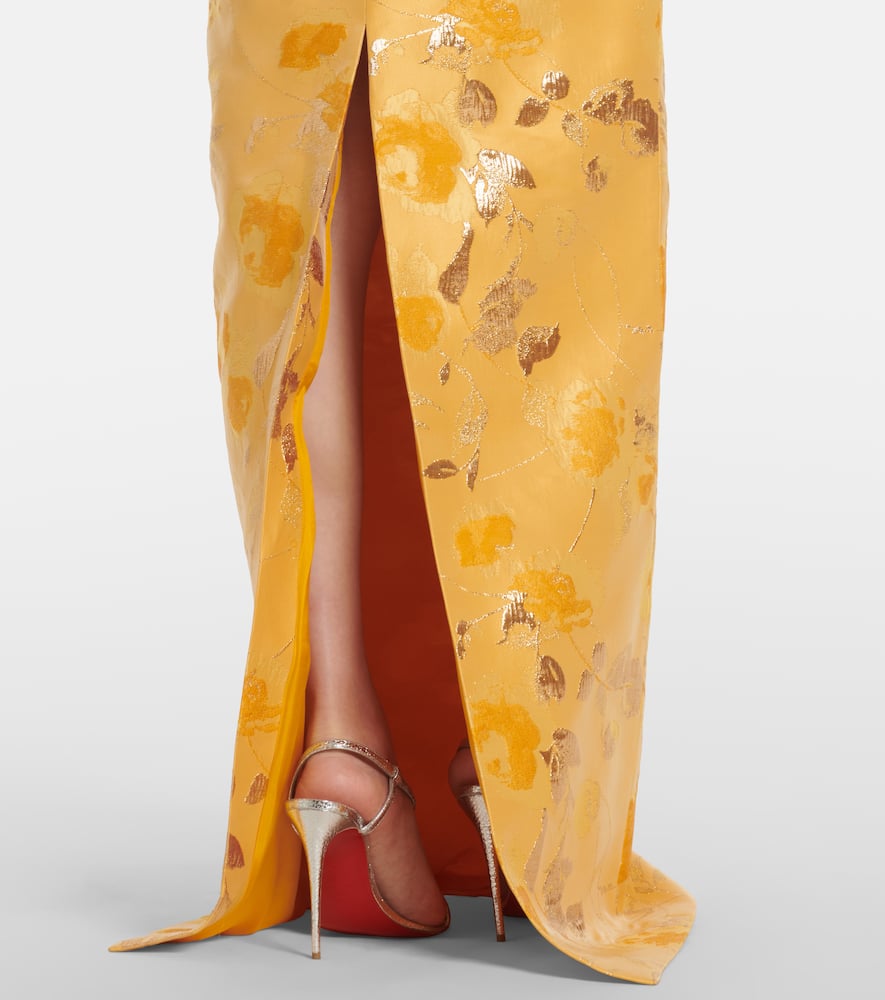 Markarian Sarika off-shoulder brocade gown
