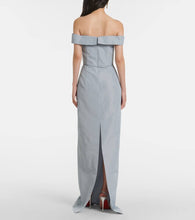Markarian Sarika off-shoulder taffeta gown