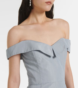Markarian Sarika off-shoulder taffeta gown