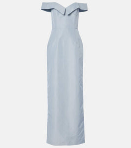 Markarian Sarika off-shoulder taffeta gown