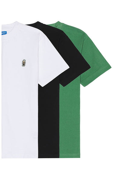 Market Bear 3 Pack T-shirt in White - Market Bear - Lot de 3 t-shirts en blanc - Market Bear 3 件装白色 T 恤 - Market Bear T-Shirts im 3er-Pack in Weiß - Market Bear 3 팩 티셔츠 색상은 화이트 색상입니다. - Confezione da 3 magliette Market Bear in bianco