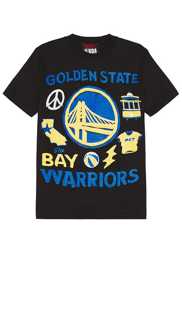 Market Golden State T-shiirt in Black - T-shirt Market Golden State en noir - Market Golden State 黑色 T 恤 - Market Golden State T-Shirt in Schwarz - Market Golden State 티셔츠블랙 색상 - Maglietta Market Golden State in nero