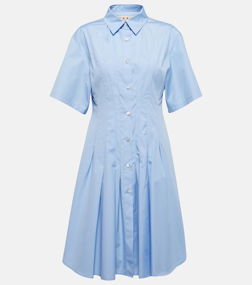 Marni Cotton poplin shirt dress. Marni Cotton 府绸衬衫裙