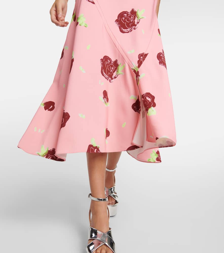 Marni Floral midi dress