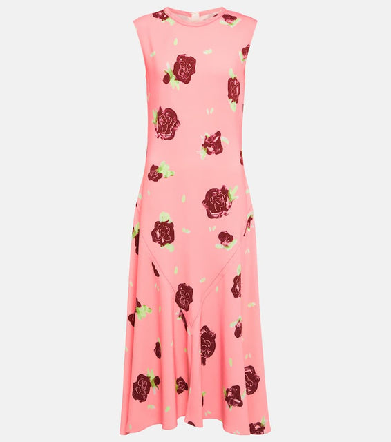 Marni Floral midi dress