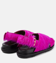 Marni Fussbett calf hair sandals