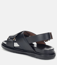Marni Fussbett leather sandals