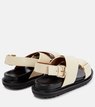 Marni Fussbett leather sandals