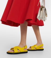 Marni Fussbett leather sandals