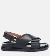 Marni Fussbett leather sandals