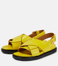 Marni Fussbett leather sandals