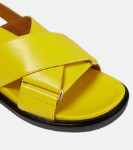 Marni Fussbett leather sandals