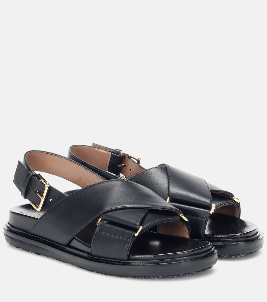 Marni Fussbett leather sandals - Marni Fussbett 皮革凉鞋
