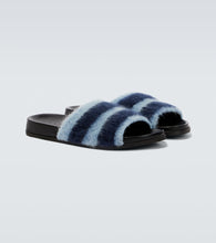 Marni Fussbett striped slides
