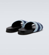 Marni Fussbett striped slides