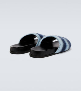 Marni Fussbett striped slides
