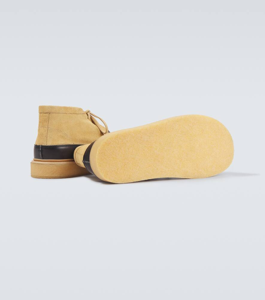 Marni Leather and suede desert boots