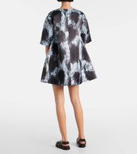 Marni Leopard-print duchesse satin minidress