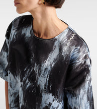 Marni Leopard-print duchesse satin minidress