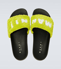 Marni Logo terry slides
