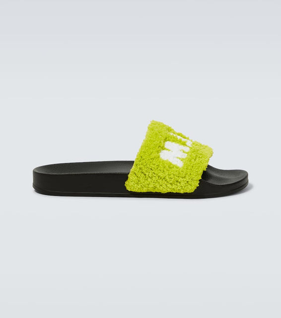 Marni Logo terry slides
