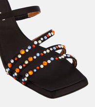 Marni Melrose crystal-embellished satin mules