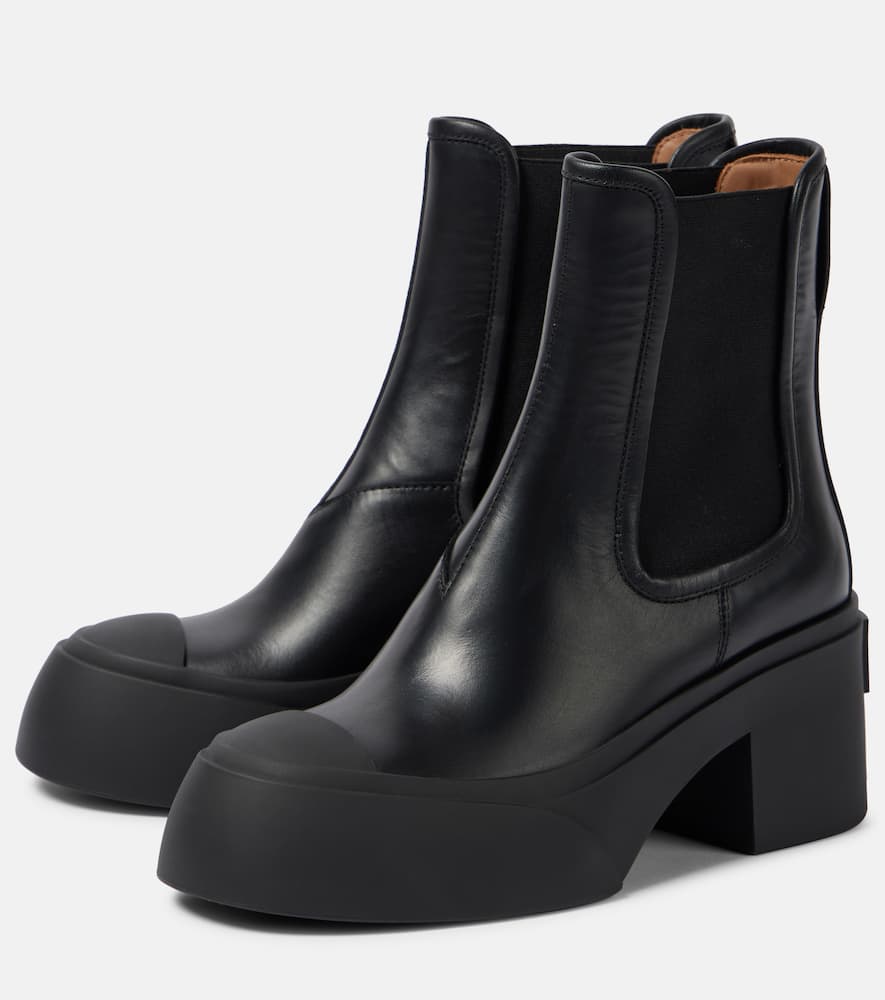 Marni Pablo leather platform ankle boots