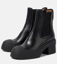 Marni Pablo leather platform ankle boots