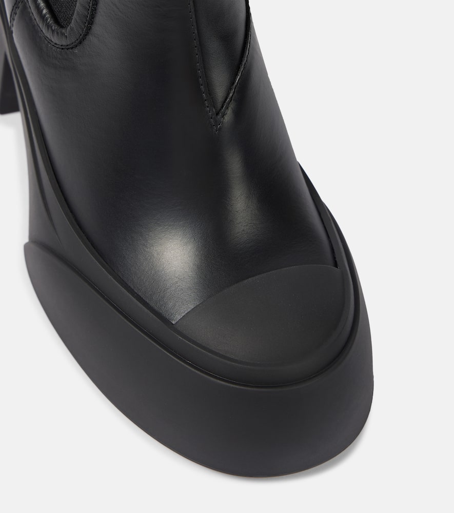 Marni Pablo leather platform ankle boots
