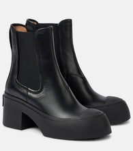 Marni Pablo leather platform ankle boots