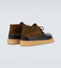 Marni Patchy suede combat boots