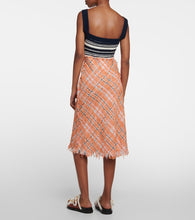 Marni Patterned cotton-blend midi dress