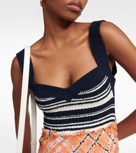 Marni Patterned cotton-blend midi dress