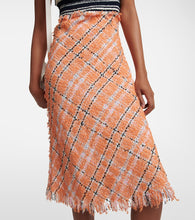 Marni Patterned cotton-blend midi dress