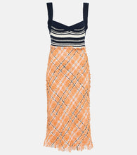 Marni Patterned cotton-blend midi dress. Marni 印花棉混纺中长连衣裙