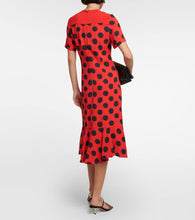 Marni Polka dot cady midi dress