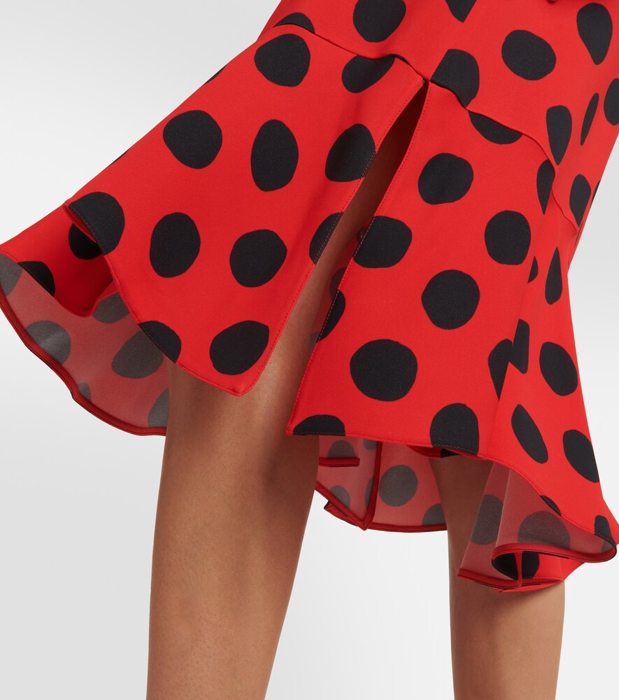 Marni Polka dot cady midi dress
