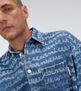 Marni Printed denim shirt