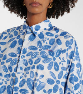 Marni Printed floral cotton dress