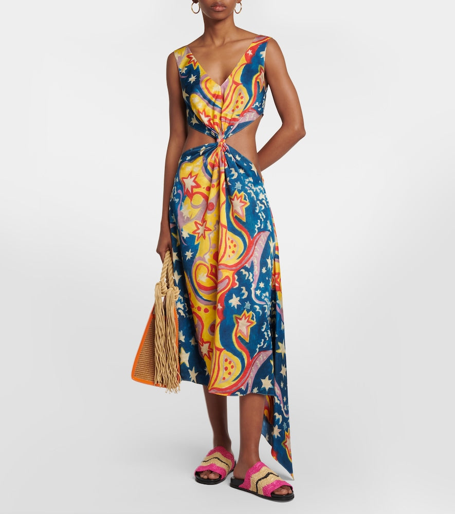 Marni Printed midi dress