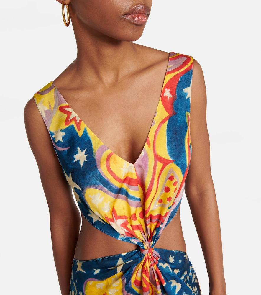 Marni Printed midi dress
