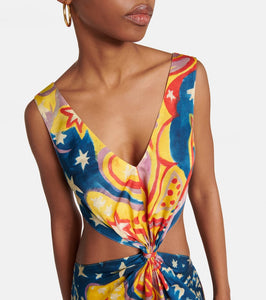 Marni Printed midi dress